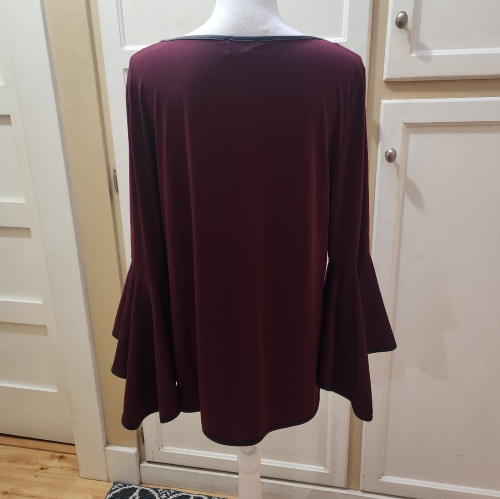 MSK Women's Butterfly 3/4 Sleeve Tunic - Picture 5 of 8
